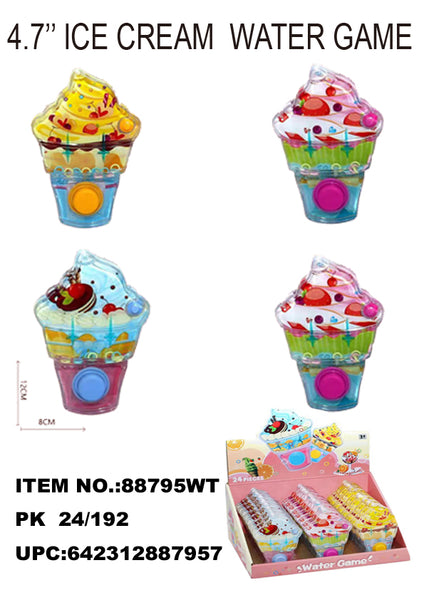 4.75" ICE CREAM STYLE WATER GAME