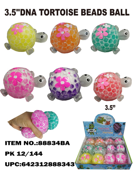 SQUEEZE TURTLE BEADS BALL