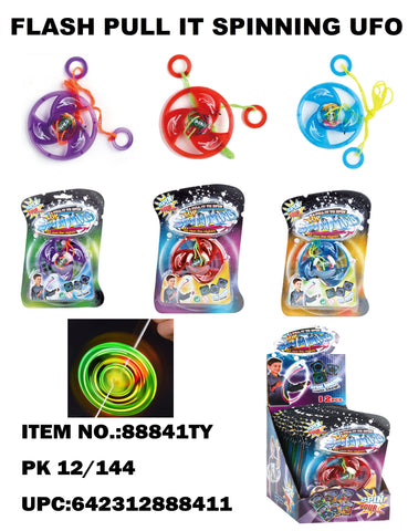 FLASH PULL IT SPINNING UFO