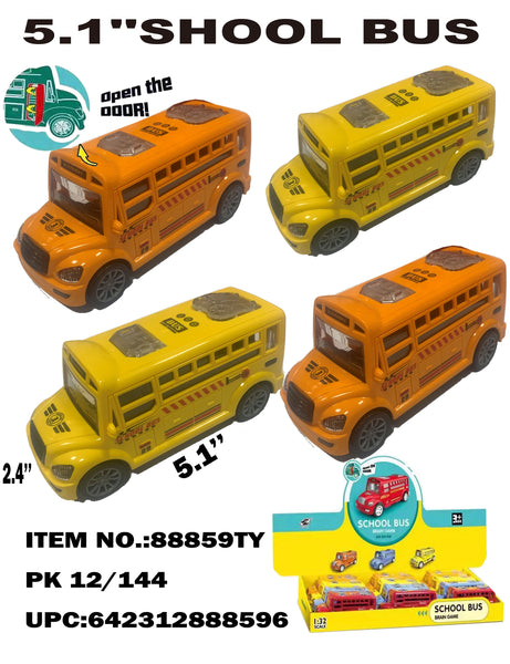 5" FRICTION SCHOOL BUS