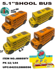5" FRICTION SCHOOL BUS