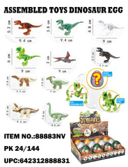 LIGHT UP DIY ASSEMBLE DINOSAUR IN THE GUESS EGG
