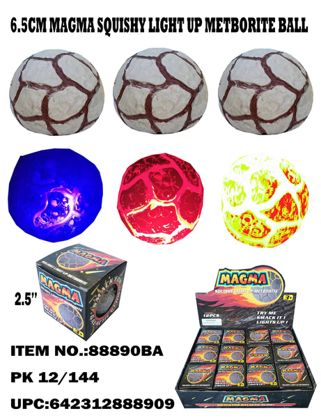 2.50" LIGHT UP VOLCANO MAGMA BOUNCING BALL