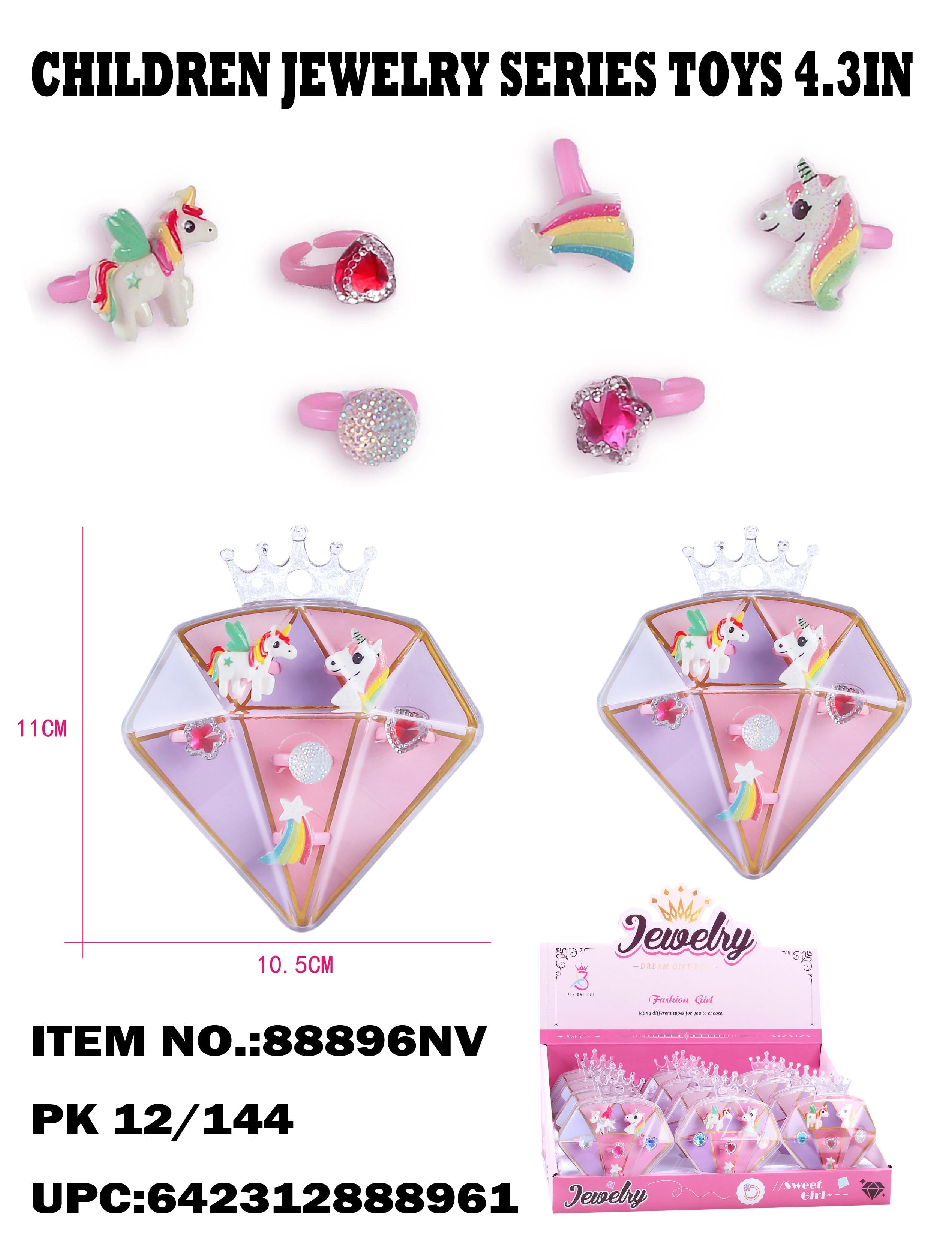 Unicorn Jewelry Set For Children