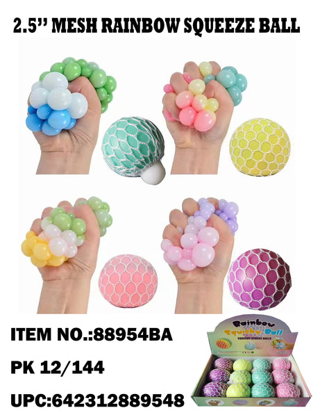 2.5" COLOR CHANGE SQUEEZE GRAPE BALL