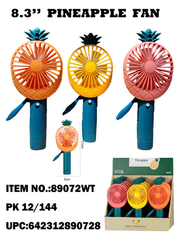 Pineapple Hand Fan