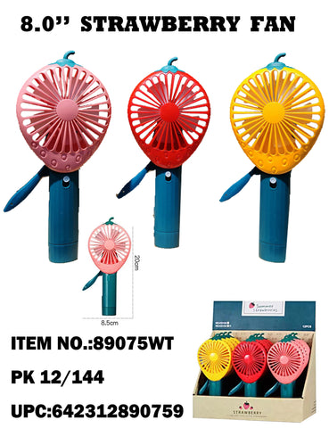 Strawberry Hand Fan
